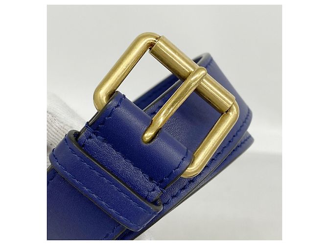 Marsupio Gucci in camoscio blu - vista 9
