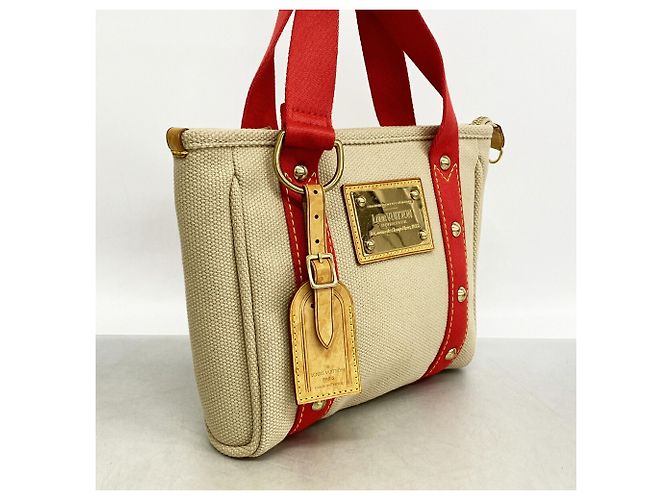 Borsa Louis Vuitton Antigua Cabas PM Beige - vista 2