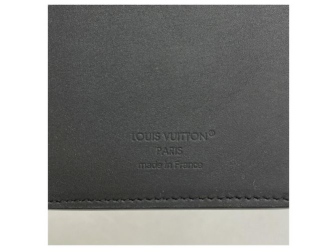 Louis Vuitton Monogram Taurillon Portefeuille Brazza Long Wallet Nero - vista 4