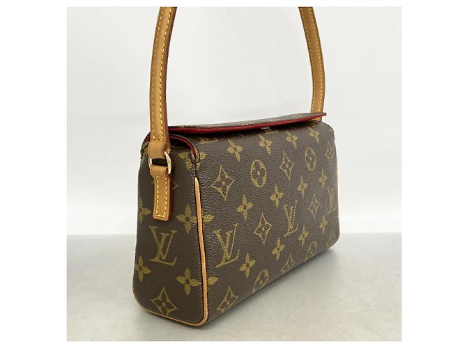 Borsa Louis Vuitton Monogram Recital - M51900 Marrone - vista 2