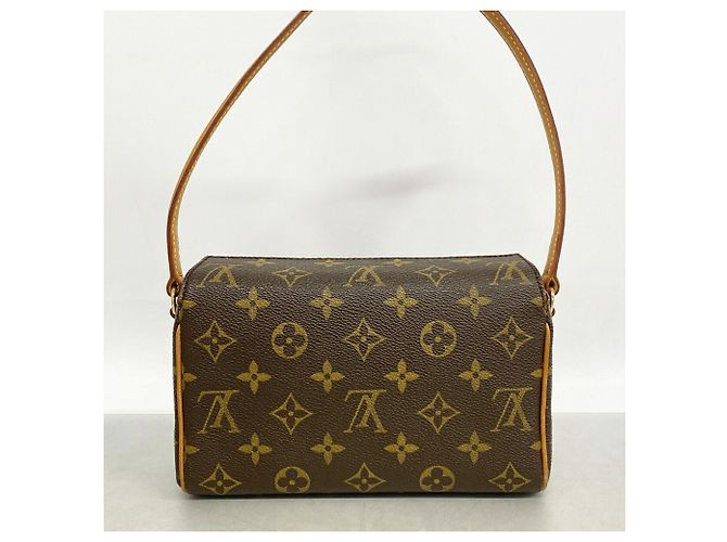 Borsa Louis Vuitton Monogram Recital - M51900 Marrone - vista 8