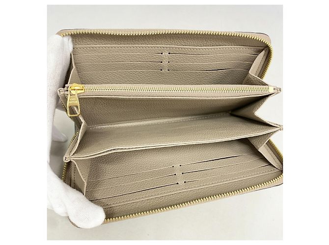 Louis Vuitton Monogram Empreinte Zippy Long Wallet Grau - Ansicht 3