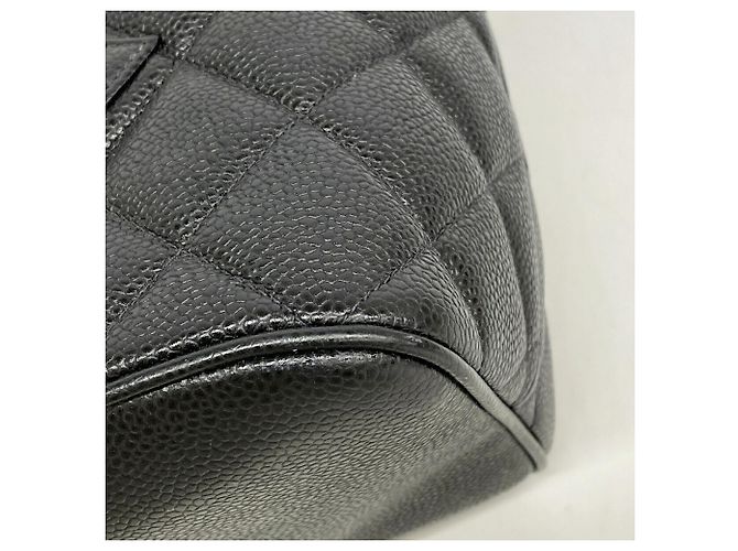 Timeless Borsa Tote Chanel in vitello grana nera Nero - vista 6