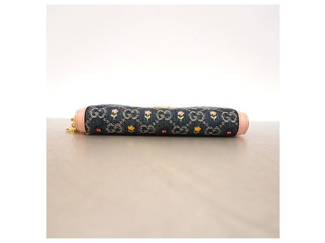Cartera larga Gucci Ophidia de denim Rosa Azul - vista 2
