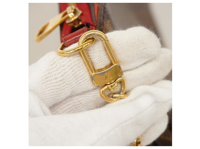 Borsa a pochette Louis Vuitton Monogram Pallas Marrone - vista 10