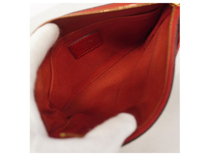 Borsa a pochette Louis Vuitton Monogram Pallas Marrone - vista 4