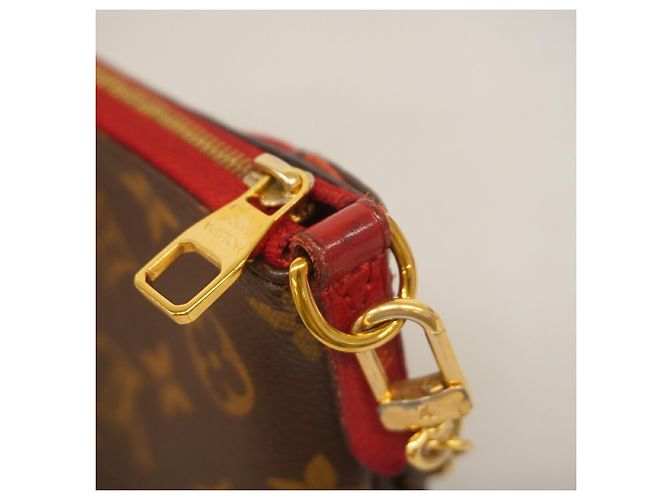 Borsa a pochette Louis Vuitton Monogram Pallas Marrone - vista 8