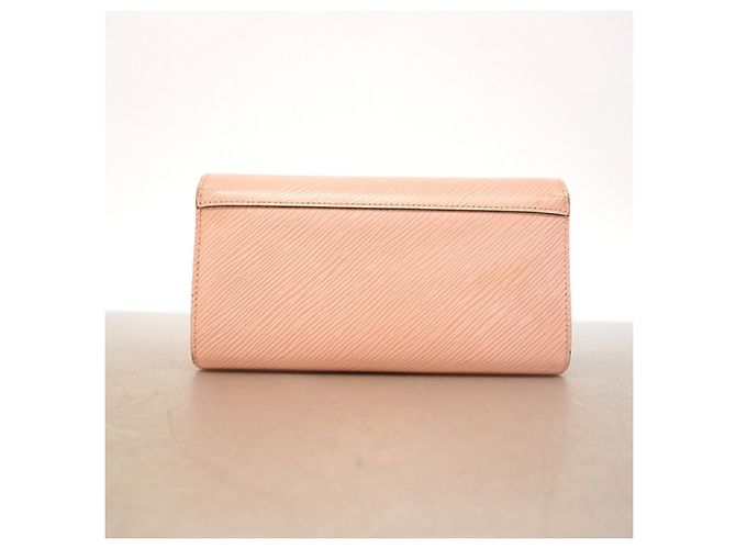 Louis Vuitton Epi Leather Portefeuille Twist Long Wallet Rosa - vista 9