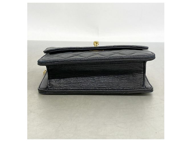 Timeless Borsa a spalla Chanel Mini Matelassé con catena Nero - vista 3