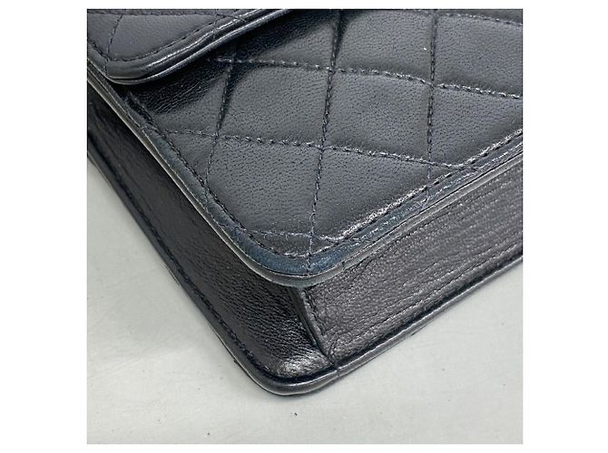 Timeless Borsa a spalla Chanel Mini Matelassé con catena Nero - vista 6