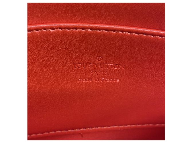 Borsa/Pouch Louis Vuitton Vernis Troustic M93648 Arancione - vista 5