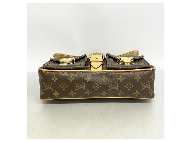 Borsa a tracolla Louis Vuitton Monogram Hudson PM Marrone - vista 3