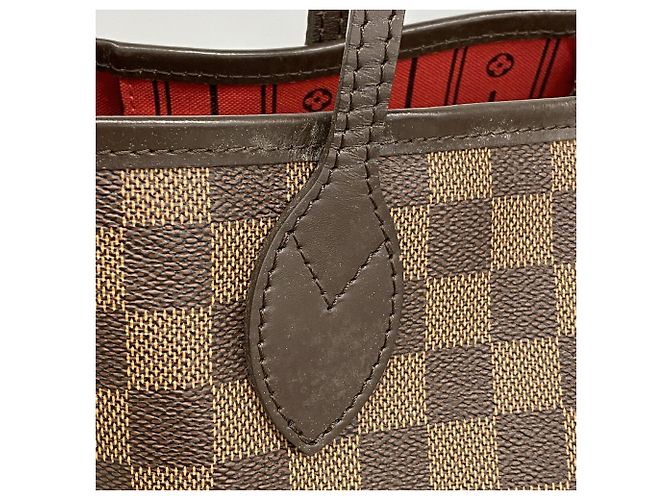 Borsa Tote Louis Vuitton Damier Neverfull MM Damier ebene - vista 10