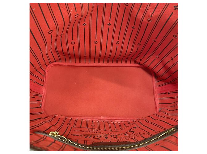 Borsa Tote Louis Vuitton Damier Neverfull MM Damier ebene - vista 4