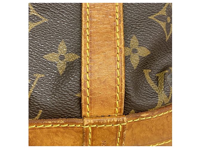 Borsa a tracolla Louis Vuitton Monogram Noe Marrone - vista 10