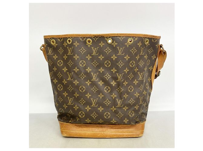 Borsa a tracolla Louis Vuitton Monogram Noe Marrone - vista 13