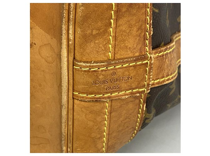 Borsa a tracolla Louis Vuitton Monogram Noe Marrone - vista 5
