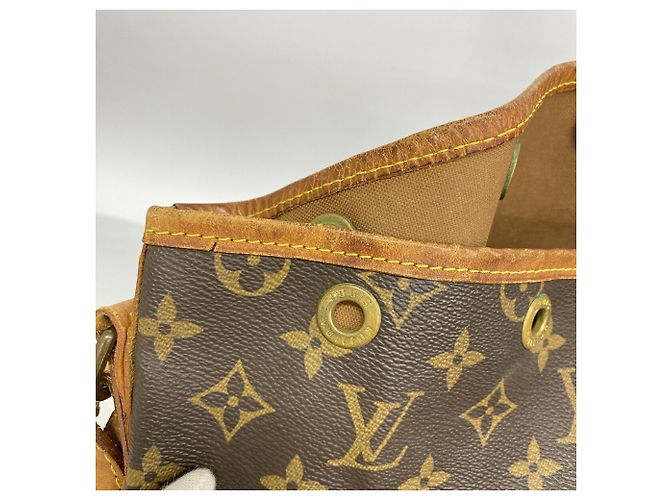 Borsa a tracolla Louis Vuitton Monogram Noe Marrone - vista 7
