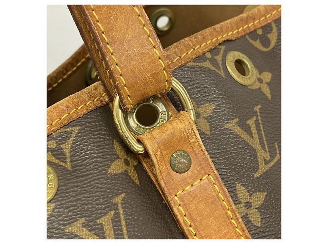 Borsa a tracolla Louis Vuitton Monogram Noe Marrone - vista 8