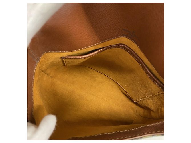 Borsa a tracolla Louis Vuitton Monogram Musette Salsa Marrone - vista 4