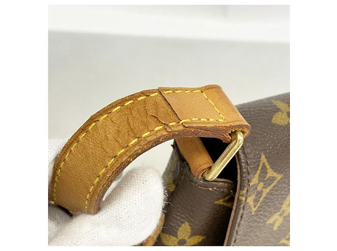 Borsa a tracolla Louis Vuitton Monogram Musette Salsa Marrone - vista 7