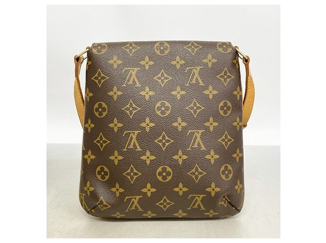 Borsa a tracolla Louis Vuitton Monogram Musette Salsa Marrone - vista 9