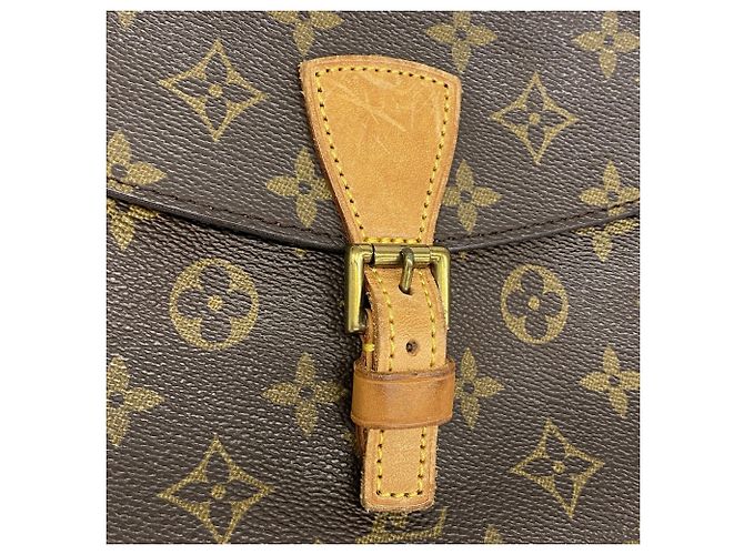 Bolso de hombro Louis Vuitton Monogram Jeune Fille PM Castaño - vista 10