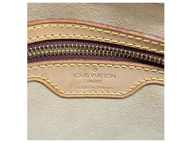 Borsa a tracolla Louis Vuitton Monogram Looping MM Marrone - vista 5