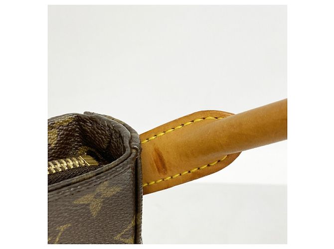 Borsa a tracolla Louis Vuitton Monogram Looping MM Marrone - vista 6