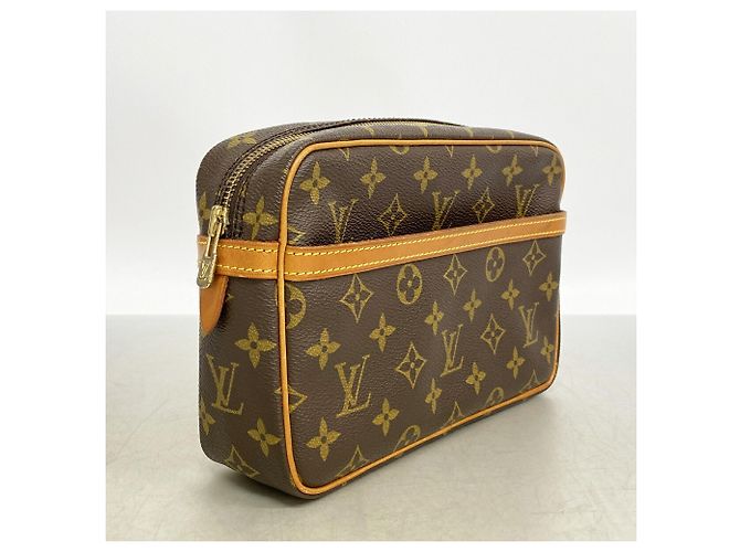 Borsa a pochette Louis Vuitton Monogram Compiegne 23 Marrone - vista 2