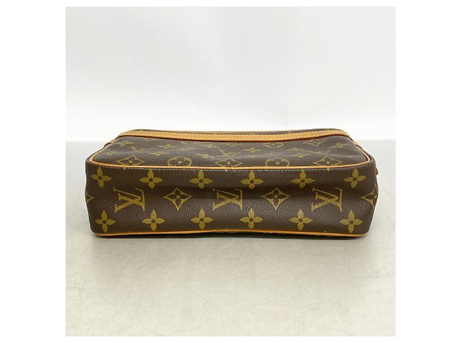 Borsa a pochette Louis Vuitton Monogram Compiegne 23 Marrone - vista 3