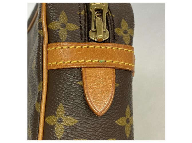 Borsa a pochette Louis Vuitton Monogram Compiegne 23 Marrone - vista 8