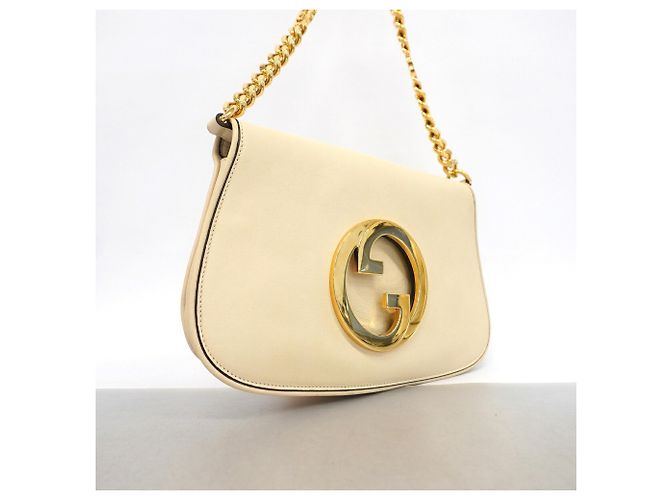 Borsa a tracolla Gucci Blondie Beige - vista 2