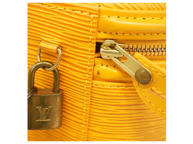 Borsa Louis Vuitton Epi Cannes Giallo - vista 7