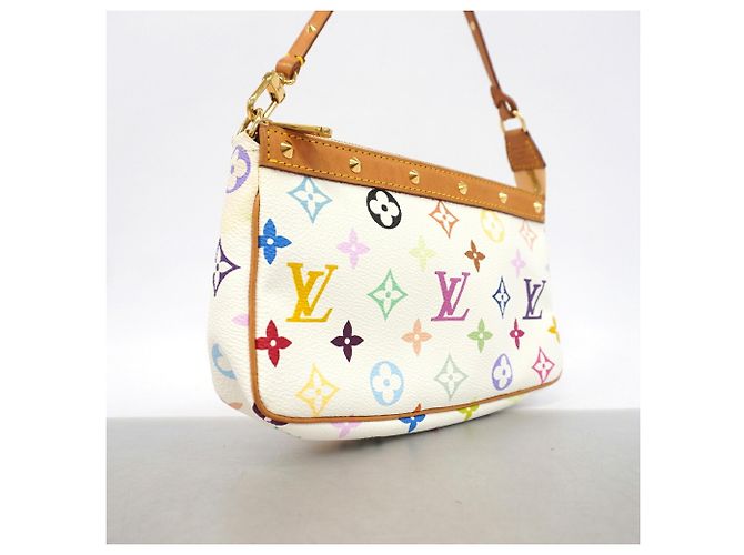Louis Vuitton Monogram Multicolor Pochette Accessoires Weiß - Ansicht 2