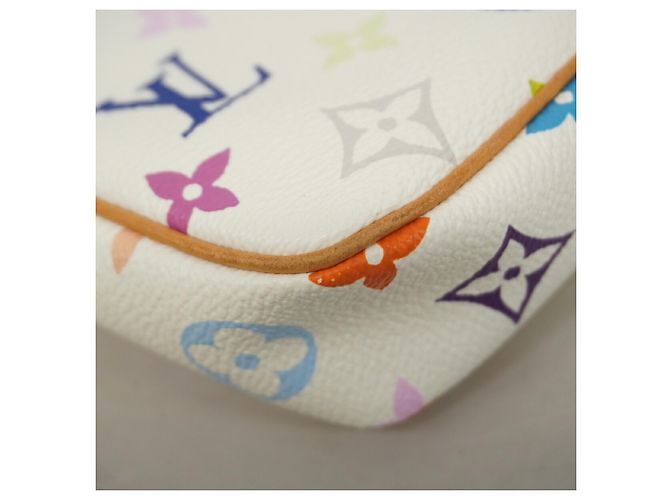Louis Vuitton Monogram Multicolor Pochette Accessoires Weiß - Ansicht 6