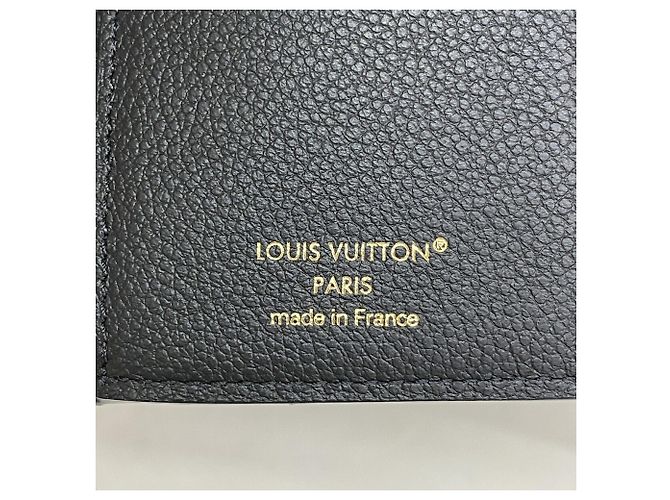 Cartera Tri-fold Louis Vuitton Negro Crudo - vista 4