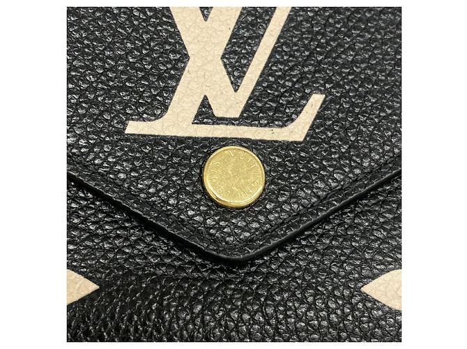 Cartera Tri-fold Louis Vuitton Negro Crudo - vista 6