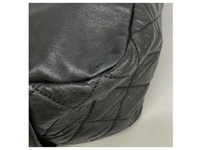Bolso Tote Chanel de piel de cordero negra Negro - vista 12