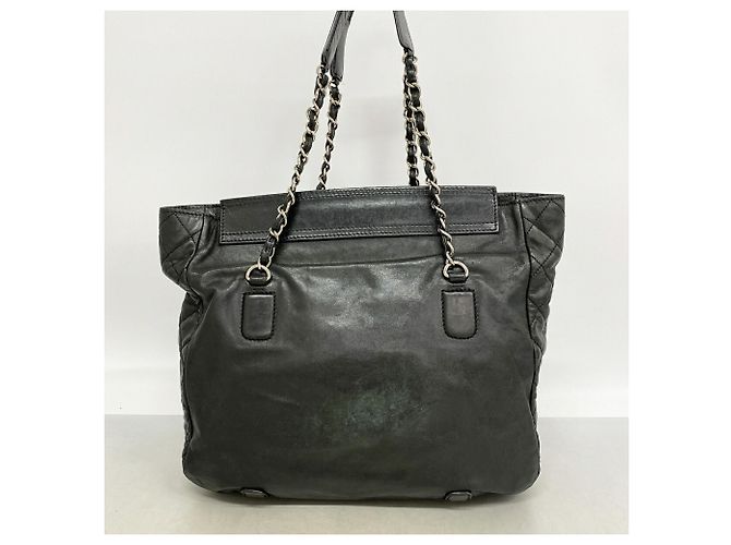Bolso Tote Chanel de piel de cordero negra Negro - vista 15