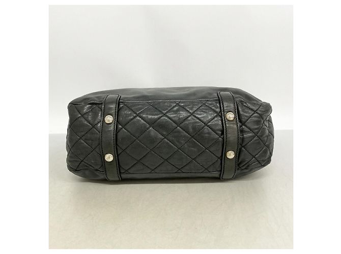 Bolso Tote Chanel de piel de cordero negra Negro - vista 3