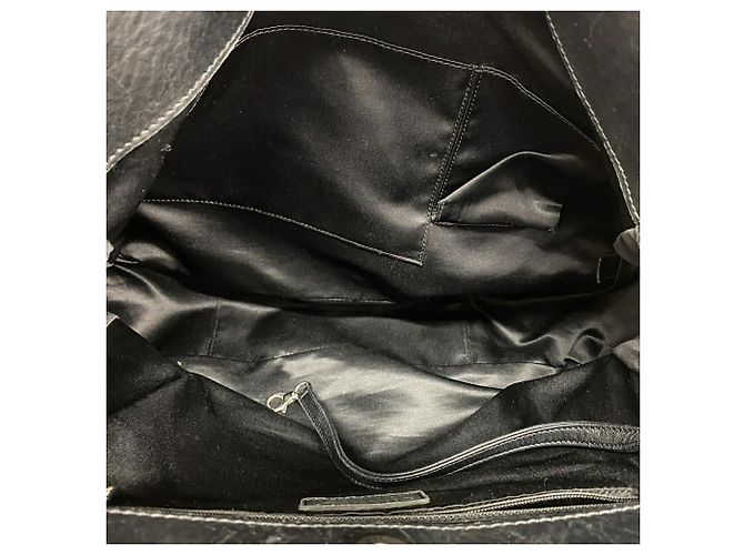 Bolso Tote Chanel de piel de cordero negra Negro - vista 4