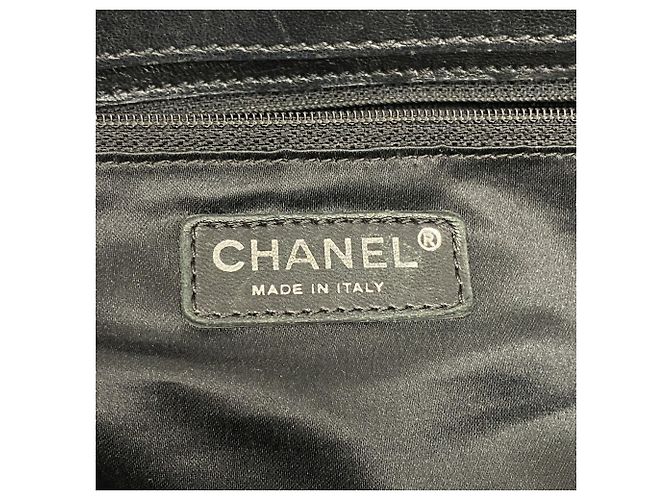 Bolso Tote Chanel de piel de cordero negra Negro - vista 5