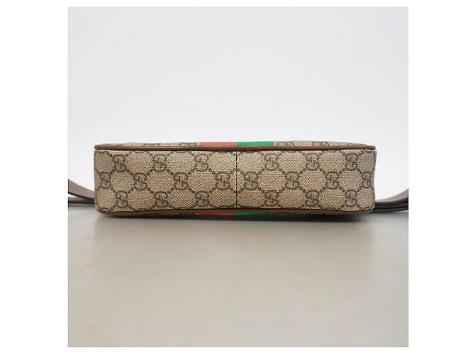 Borsa a tracolla Gucci GG Supreme Marrone - vista 3