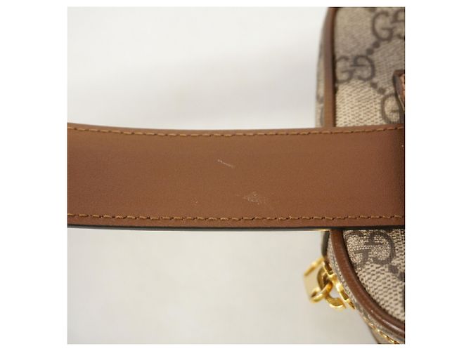 Borsa a tracolla Gucci GG Supreme Marrone - vista 8