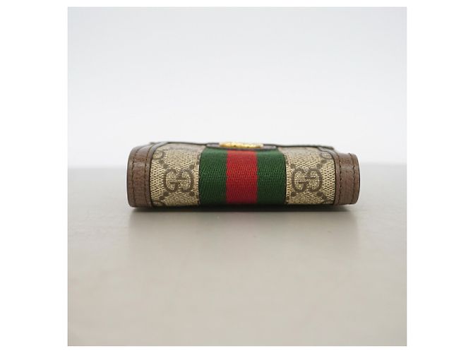 Cartera bi-fold Gucci Ophidia Castaño - vista 2