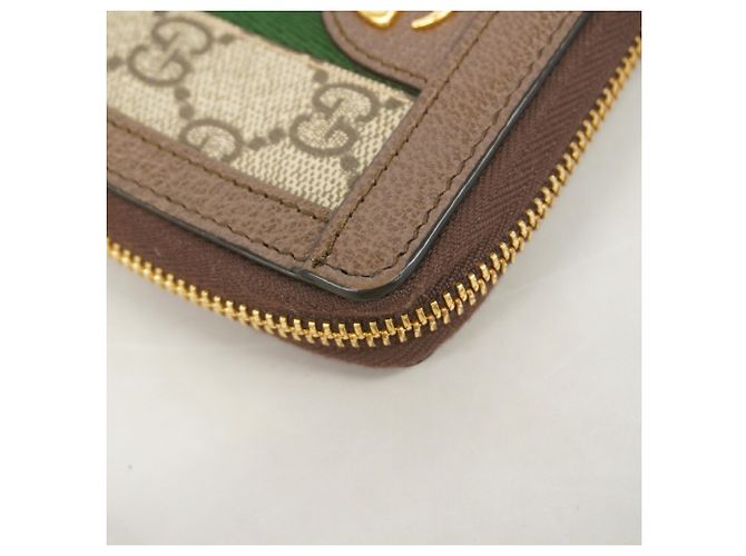 Cartera bi-fold Gucci Ophidia Castaño - vista 6