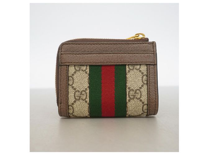 Cartera bi-fold Gucci Ophidia Castaño - vista 7