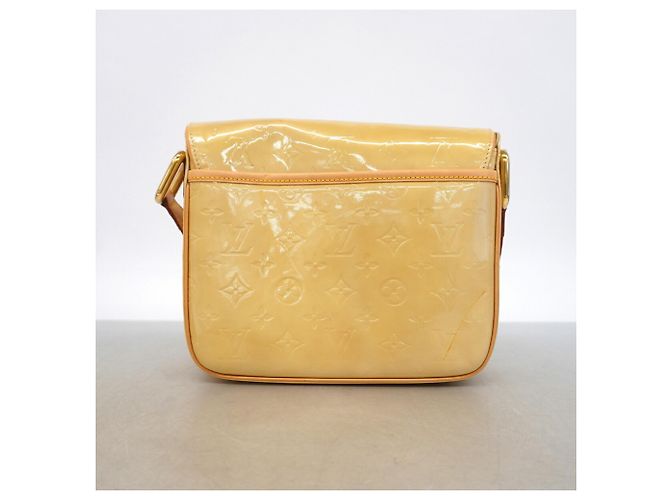 Borsa a tracolla Louis Vuitton Vernis Christie GM Beige - vista 10