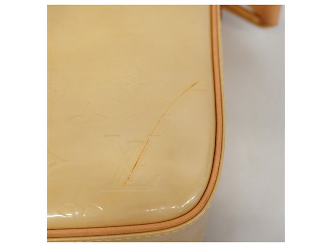 Borsa a tracolla Louis Vuitton Vernis Christie GM Beige - vista 9